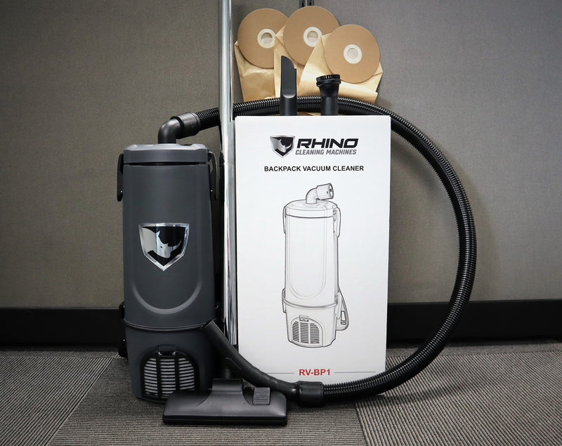 Rhino RV-BP1 4 Quart Corded Backpack Vacuum