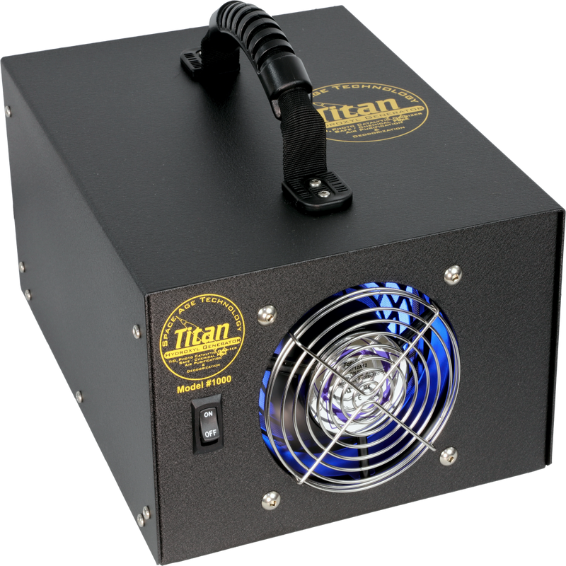 International Ozone Titan 1000 TiO2 Photocatalytic Hydroxyl Generator 10,000 Cu Ft TI-1000