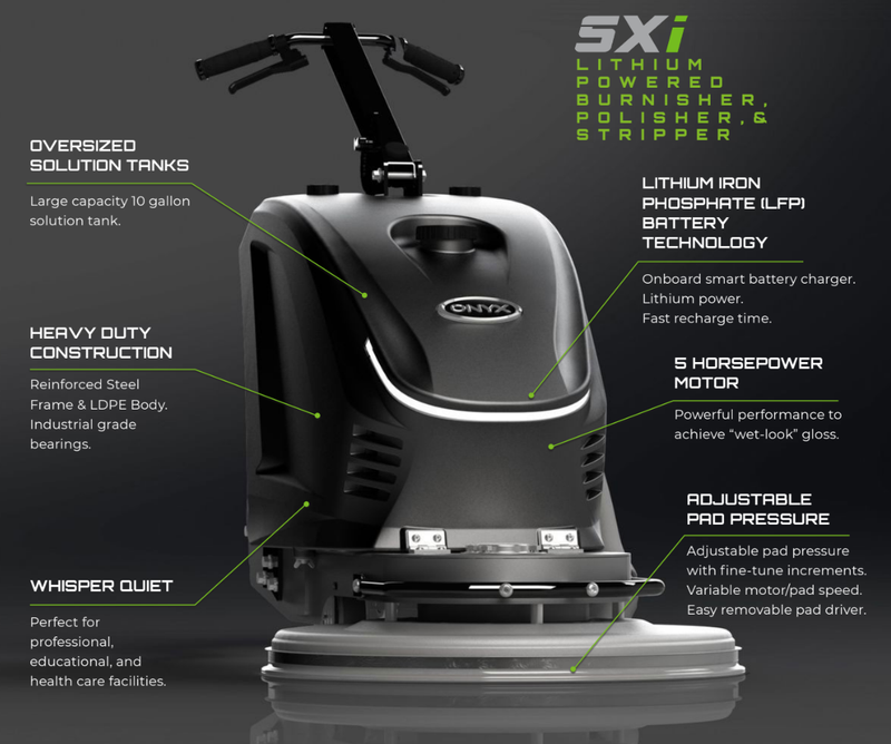 Onyx SXi Lithium Battery Floor Burnisher