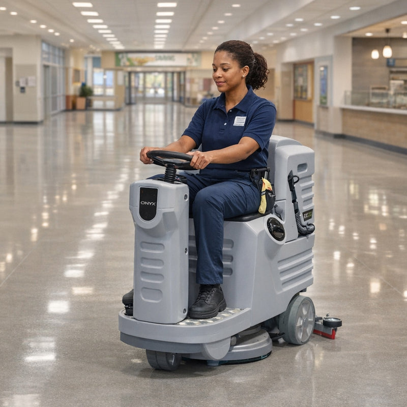 Onyx RX20 20" Ride-On Battery Floor Autoscrubber