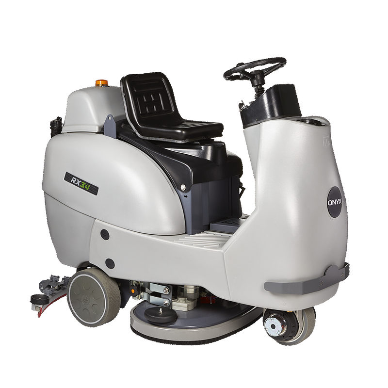 Onyx RX34 34" Ride-On Battery Floor Autoscrubber