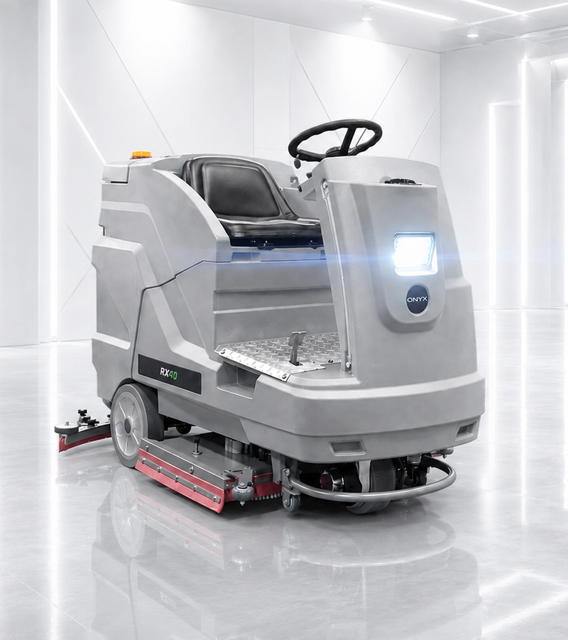 Onyx RX40 40" Ride-On Battery Floor Autoscrubber