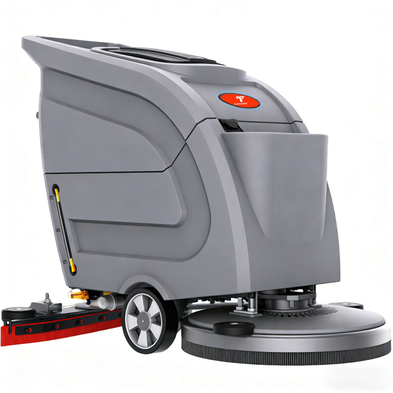 Electric Auto Scrubber Floor Cleaning Machine 65dB Low Noise for Laboratory Epoxy & Industrial Concrete Floor