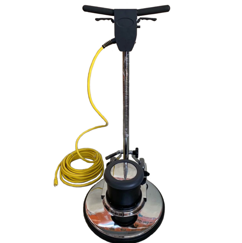 1.5HP 17" Floor Polishing Machine, Multifunctional Floor Buffer & Scrubber for Carpet Cleaning & Floor Waxing