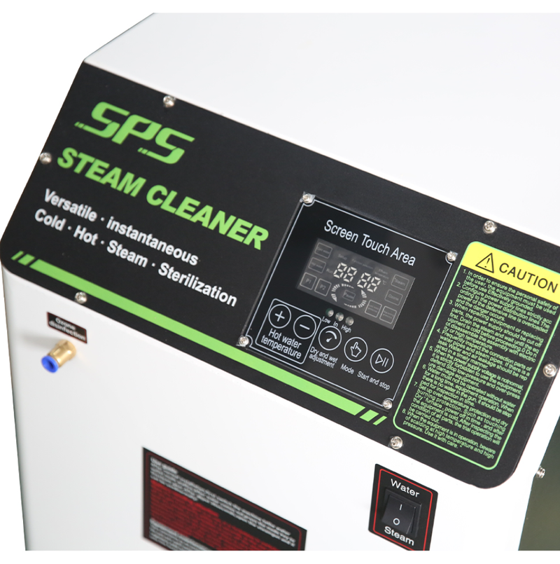 220V Electric High Temperature Steam Cleaning Machine Heavy Oil Washing Removal Hot Water Dry Wet Steam Car Wash Equipment