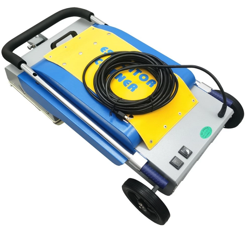 220V 1500W Walk-Behind Escalator Cleaning Machine 20L Floor Cleaner Brush Burnishing Power Floor Scrubber