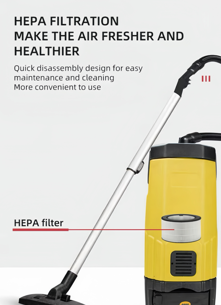 Mini 5L Battery Powered Backpack Vacuum Cleaner Commercial Use New Condition Plastic Material