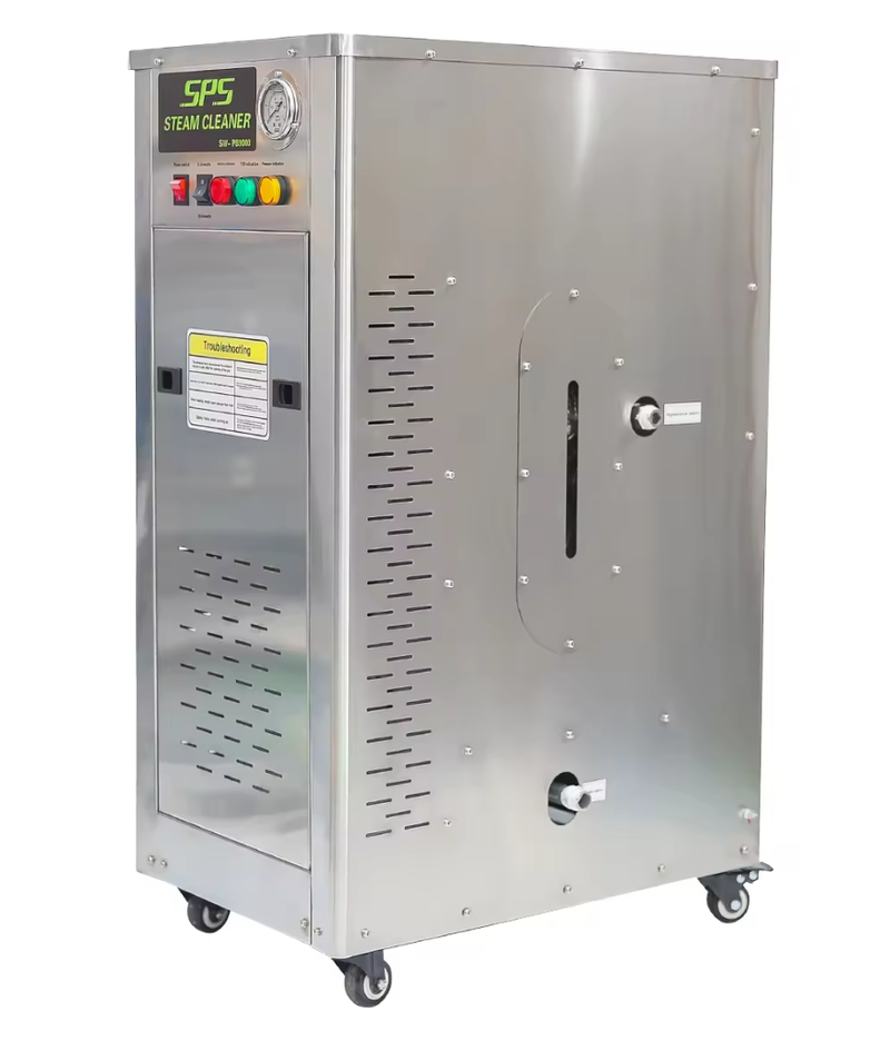 12kw 220v/50Hz Automatic High Temperature Steam Washing Machine Car Washer with 10-meter Steam Pipe
