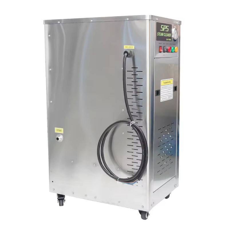 12kw 220v/50Hz Automatic High Temperature Steam Washing Machine Car Washer with 10-meter Steam Pipe
