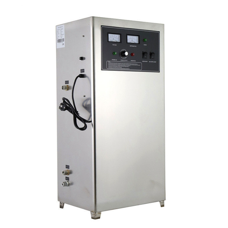 Industrial Ozone Generator 100g/h 15-20mg/L High Concentration Water Cooling for Wastewater Treatment & Air Purification