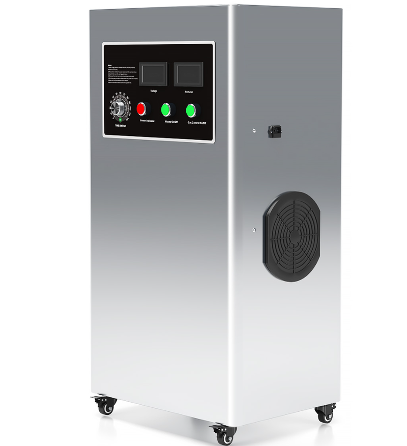 Industrial Ozone Generator 100g/h 15-20mg/L High Concentration Water Cooling for Wastewater Treatment & Air Purification
