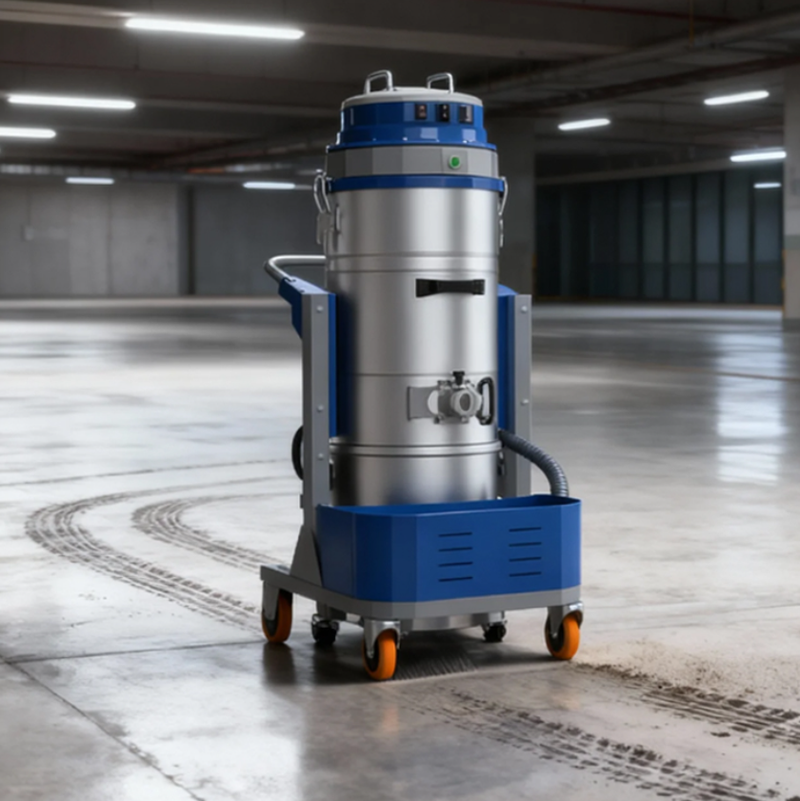 Professional High Pressure Vacuum Cleaner 100L Dust Particle Cleaning Industrial Wet and Dry Floor Vacuum Cleaners