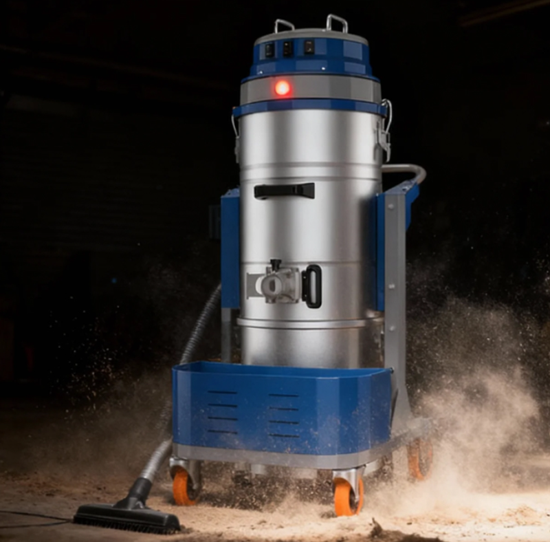 Professional High Pressure Vacuum Cleaner 100L Dust Particle Cleaning Industrial Wet and Dry Floor Vacuum Cleaners