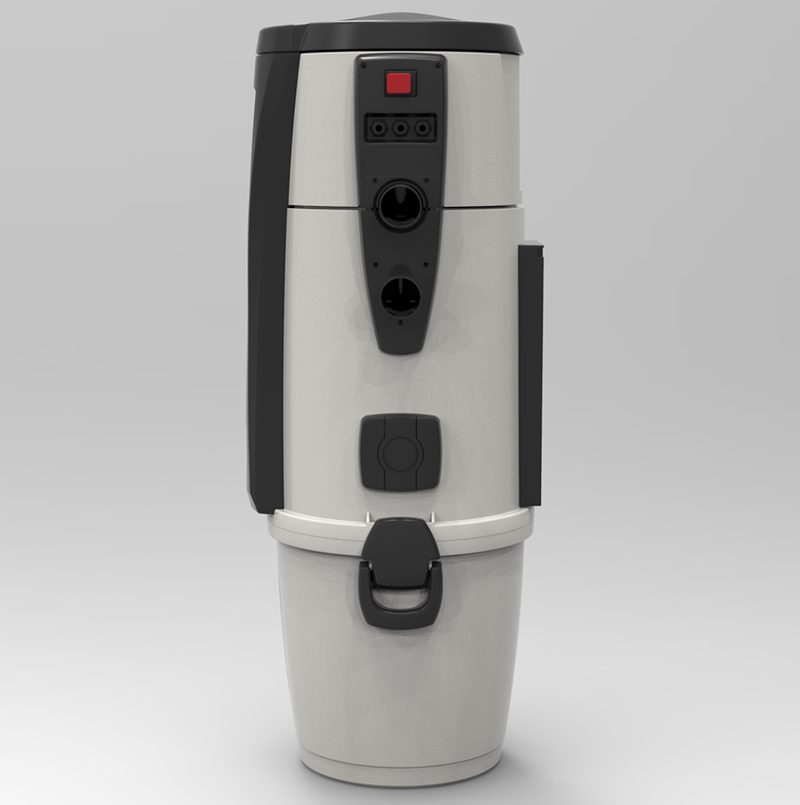 Easy Use Central Vacuum Cleaner System Inlet Low-Noise Mode for Smart Residences High-End Hotels Nighttime Cleaning