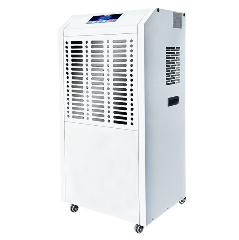 Electric 90L Commercial Dehumidifier with Customizable Wheels and 1600W for Basement Warehouse and Office